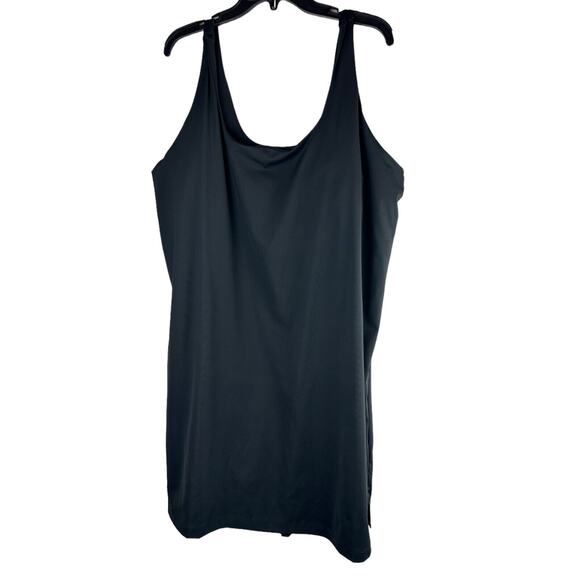 Old Navy PowerSoft Square Neck Athletic Dress Go Dry Black Bodysuit Plus Size 3X - Picture 2 of 13
